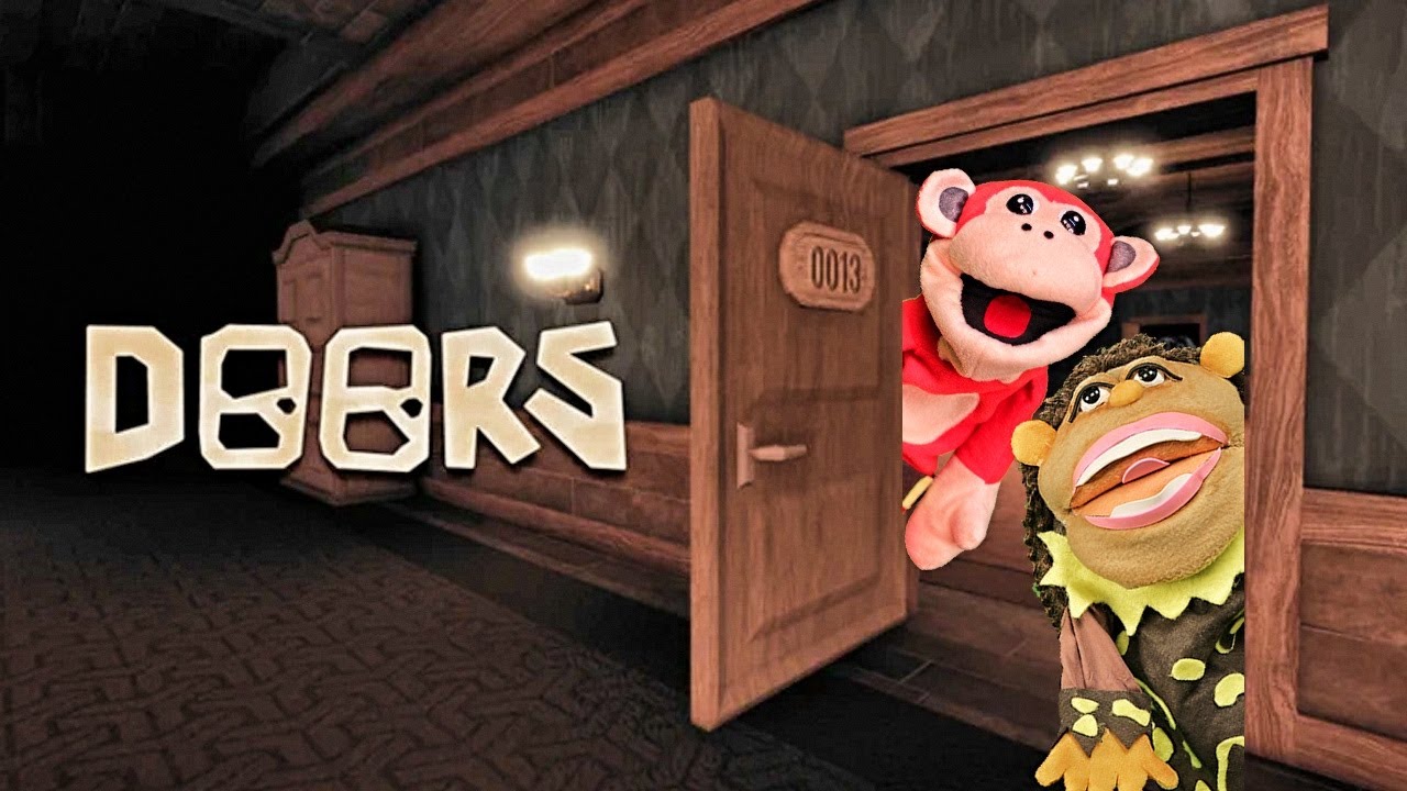 EL MONO JUEGA: DOORS ! QUE MIEDO ! - Gameplay - Roblox