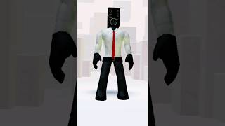 Hice el personaje  SPEAKERMAN de la serie Skibidi Toilet en ROBLOX #skibiditoilet #roblox