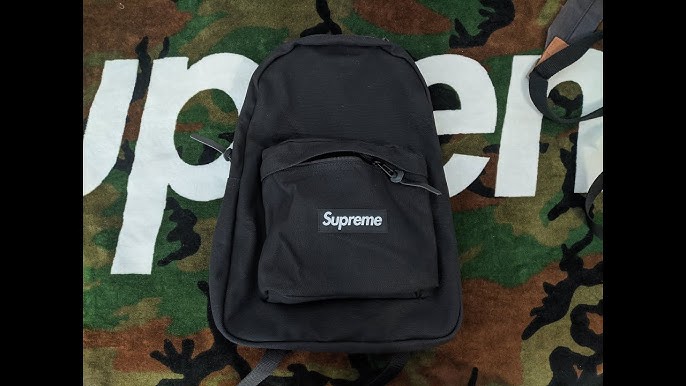 Supreme Canvas Backpack Black