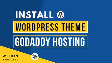 How To Install Wordpress Theme On Godaddy Hosting 2025 | Upload Wordpress Theme To Godaddy