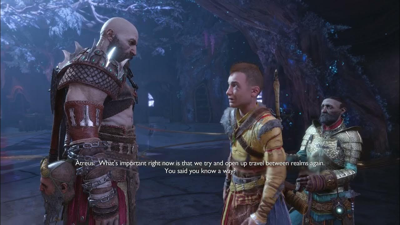 KRATOS AND ATREUS GO TO SINDRI'S HOUSE GOD OF WAR RAGNAROK YouTube