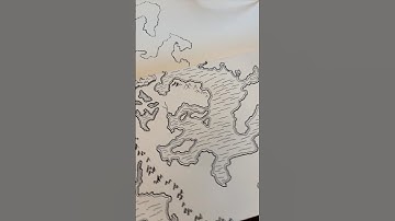 MAKING A FANTASY MAP #worldbuilding #mapmaking #fantasymap