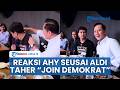 Momen Aldi Taher Langsung Cium Tangan AHY seusai Akui Resmi Gabung Demokrat, Ini Respons Sang Ketum