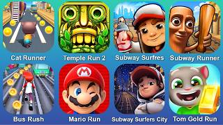 Cat Runner,Temple Run 2,Subway Surfres,Subway Runner,Bus Rush,Mario Run,Subway Surfres City screenshot 1