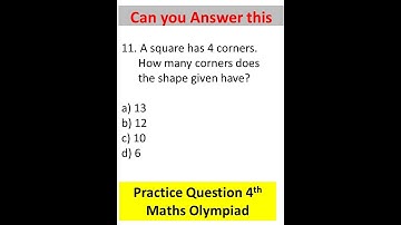 Class 4th Olympiad Exam Question /Mental Maths/Maths Quiz#shorst #shortsvideo #shortsviral