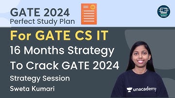 16 Months Strategy to Crack GATE 2024 | Strategy Session | Sweta Kumari