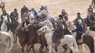 فیلم بزکشی جشن سال نو و افتطاحیه  بند کمال خان‌ تخار ace bazkashi takhar Afghanistan