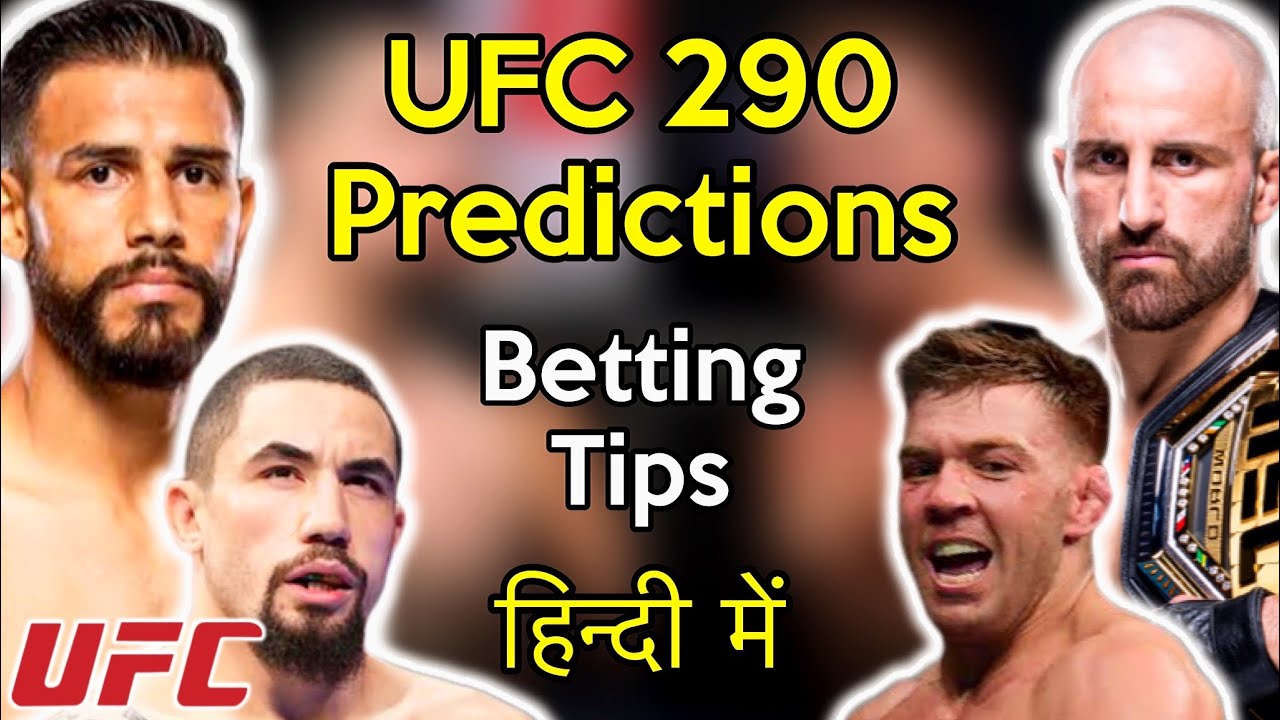 UFC 290 Fights Predictions And Analysis How To Correctly Predict UFC 290 Fights Predictions And Analysis How To Correctly Predict