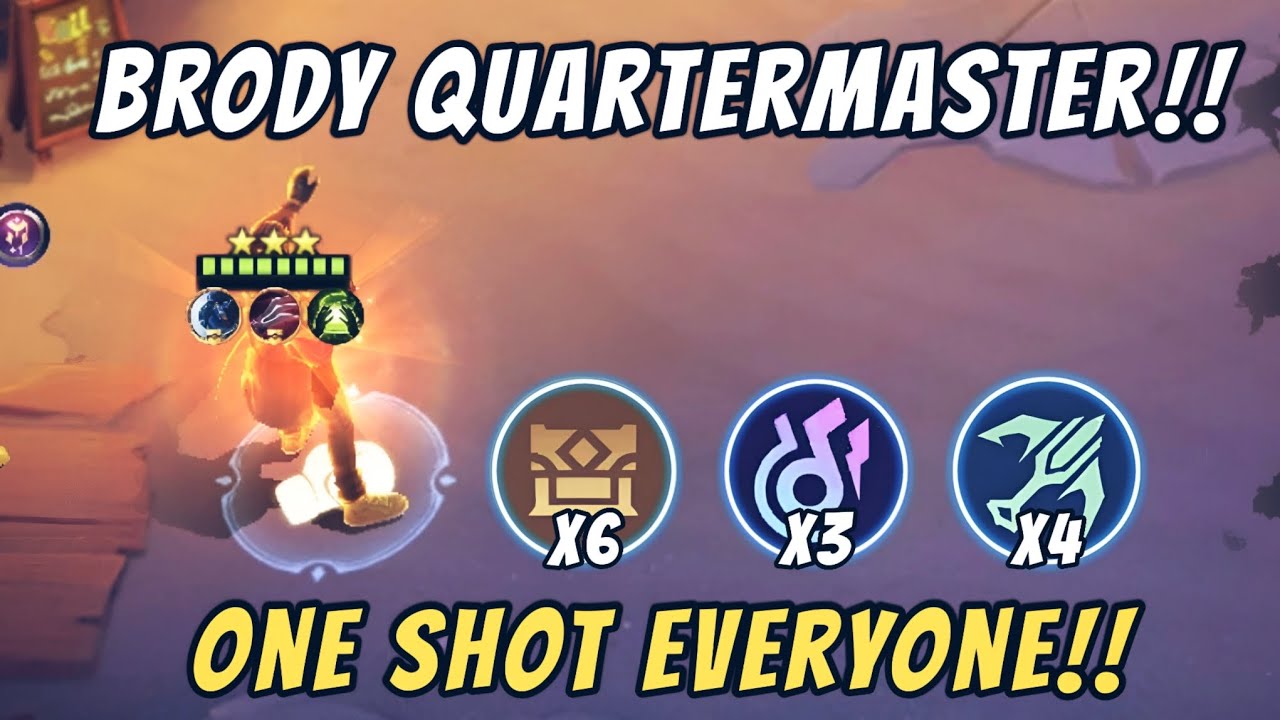 Brody Quartermaster S.T.U.N One Shot Everybody!! Magic Chess Mobile Legends.