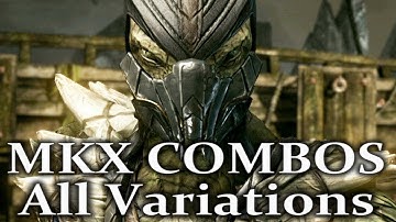 Mortal Kombat X: Reptile - Combos! Noxious, Nimble, Deceptive - Variations! MKX Combo Video!