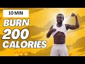 BURN 200 CALORIES With This 10 Min Full Body Cardio HIIT (No Equipment)