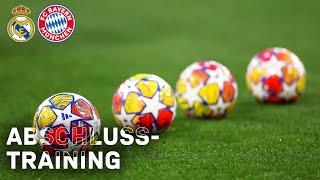 LIVE 🔴 Das Abschlusstraining vor unserem Rückspiel bei Real Madrid | UCL | 🇩🇪