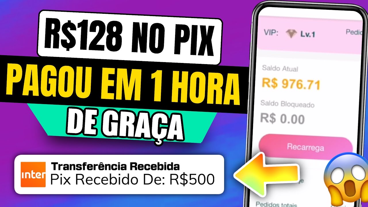 RESGATE R$128 + R$500 de GRAÇA nesse NOVO SITE que PAGA de VERDADE