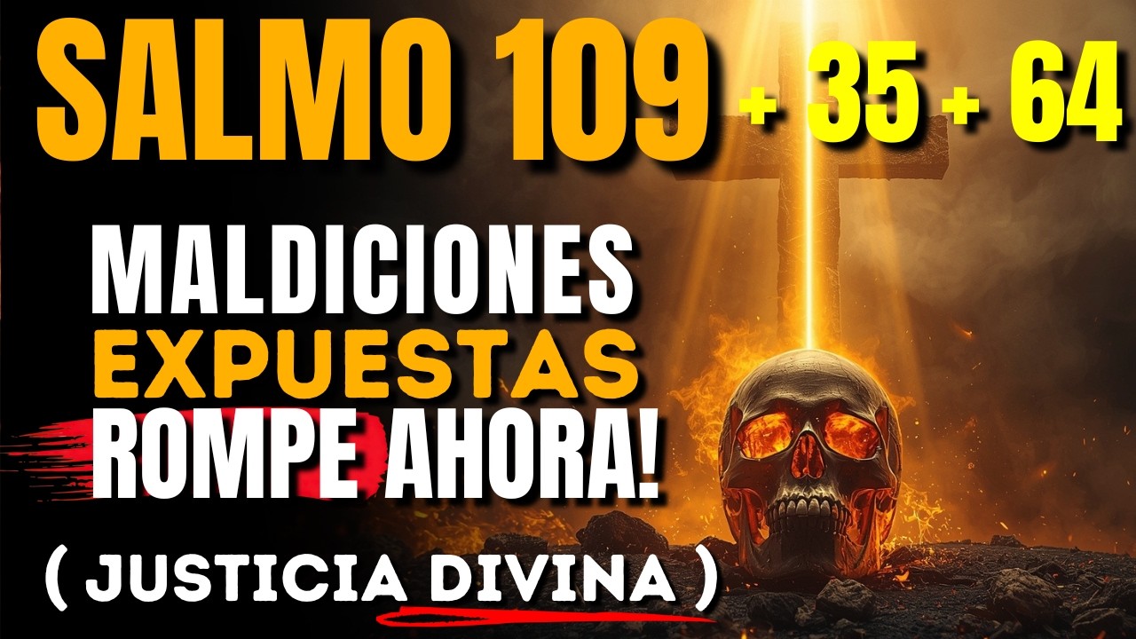 ⚔️ SALMOS 109, 35 Y 64 — EL CIELO ESTÁ EN GUERRA POR TI, TODA BRUJERÍA SE ROMPE, DATE PRISA!
