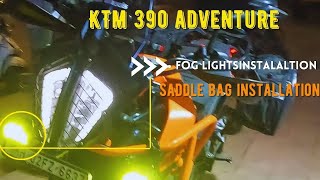 Step-by-Step Tutorial: KTM 390 Adventure Fog Lights & Saddlebags Installation Guide #hjgfoglight