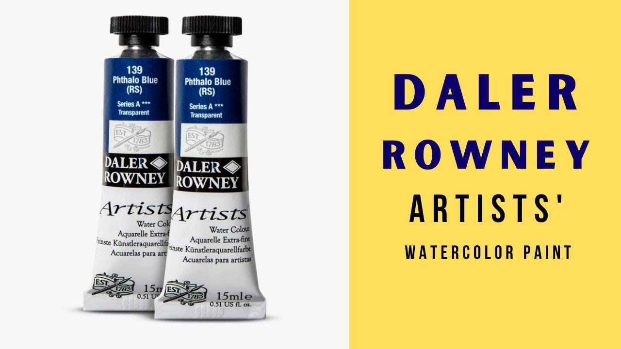 Daler Rowney Simply Transparent Watercolor Tubes Set 24 Colors
