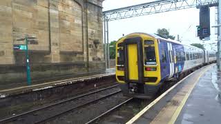 The Class 158 'Express Sprinter' (2-Car) NORTHERN with NHS Logo No.158860 was leaves at Carlisle.