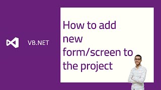 how to add new form/screen to the project