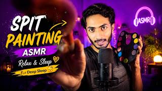 🎨Soothing Spit Painting & Makeup ASMR for Sleep💤