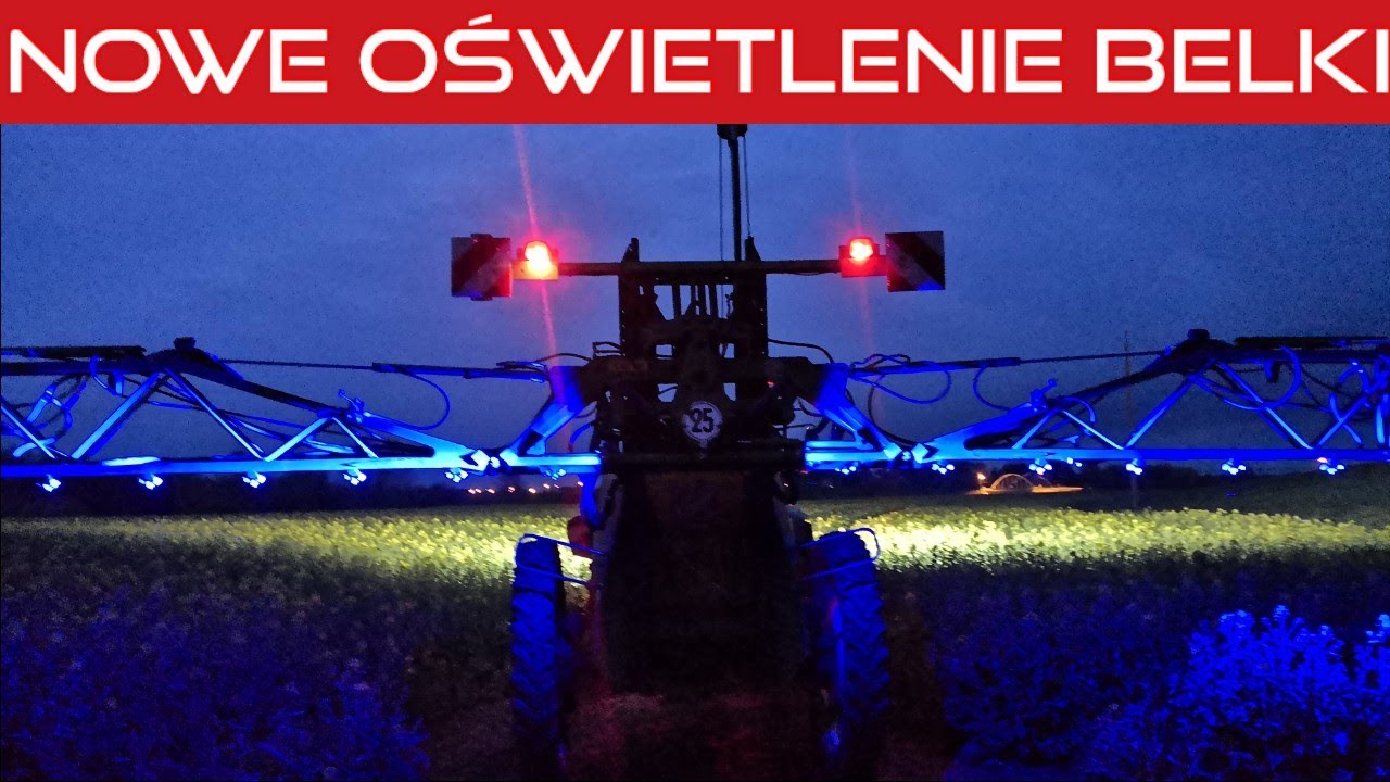 #485 T2 i odżywki w rzepaku - nowe lampy na belce