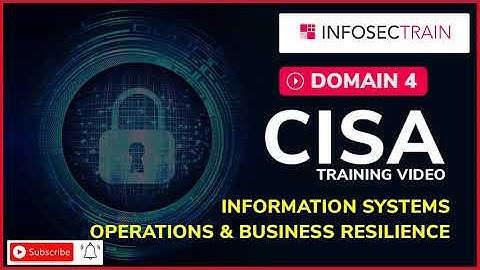 CISA DOMAIN 4 | INFORMATION SYSTEM OPERATIONS & BUSINESS RESILIENCE | CISA TRAINING | INFOSECTRAIN
