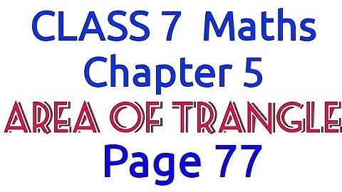 CLASS 7 CHAPTER 5 - AREA OF TRIANGLE 2020-21 | KERALA SYLLABUS | Kite Victers | ONLINECLASS