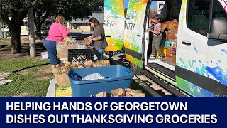 Helping Hands of Georgetown dishes out Thanksgiving groceries | FOX 7 Austin