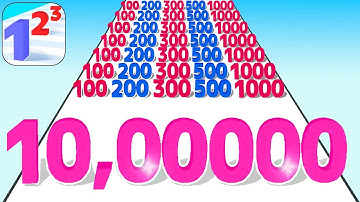 Big Satisfying Mobile Game Number Masters Top Free Gameplay Max Speed Run All Levels Update