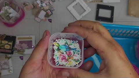 I am using slide templates to create beautiful ephemera pieces with vintage paper pieces