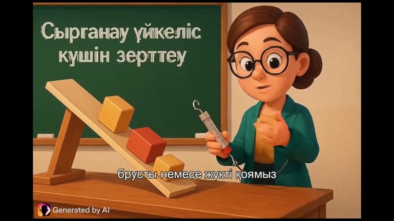 Сырғанау үйкеліс күшін зерттеу .Зертханалық жұмыс 7 сынып
