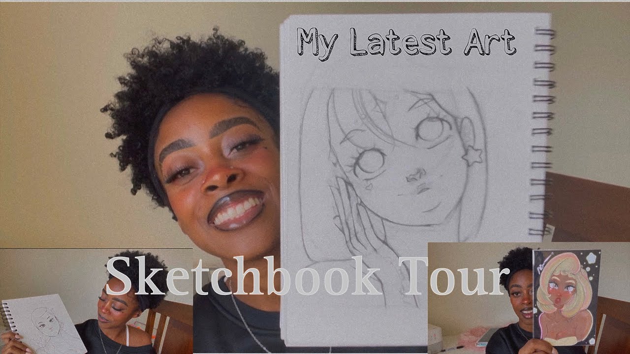 MY SKETCHBOOK TOUR| Starting my business, making progress+ 2020-2023 Art