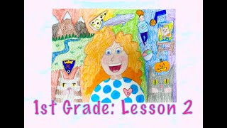1st Grade- Self Portraits