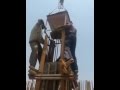 صب خرسانة بالونش الرافع tower crane