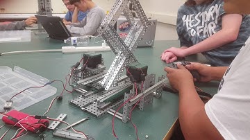 Dual scissor lift first test