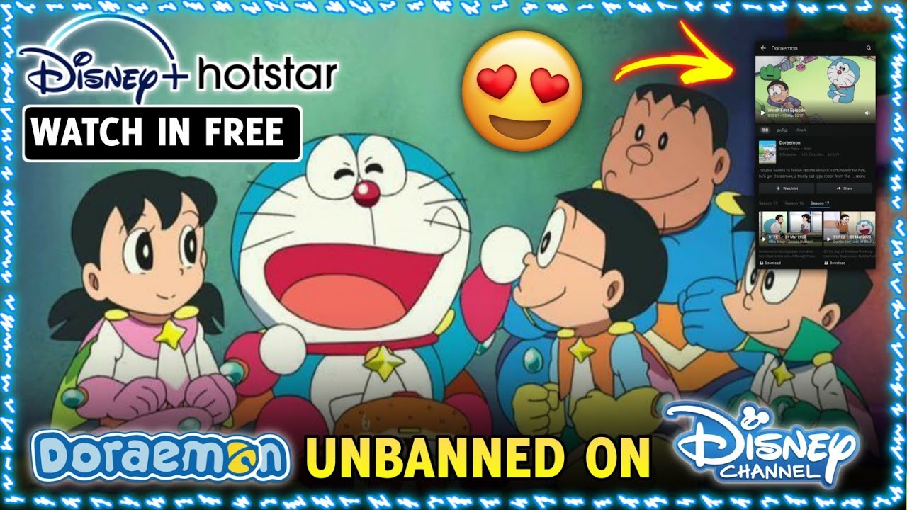 🥳BIG UPDATE DORAEMON NEW EPISODES BACK ON DISNEY+ HOTSTAR IN HINDI