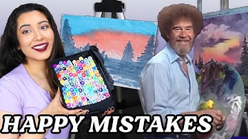 Following A Bob Ross Tutorial With Only Markers *i surprised myself*
