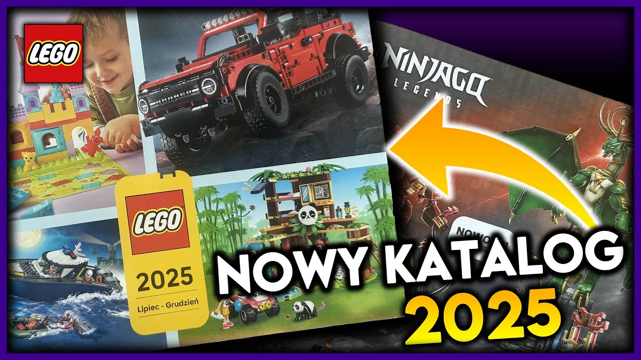 PRZEGLĄD NAJNOWSZEGO KATALOGU LEGO 2025 (LIPIEC-GRUDZIEŃ)