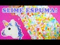 Como hacer Slime Crunchy / FLOAM facil (sin borax y sin almidon) - Slime casero