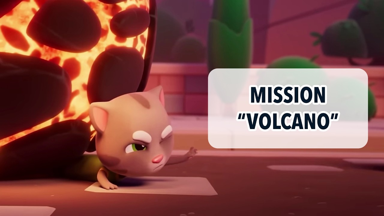 Talking Tom Time Rush Gameplay: Volcano Explosion - YouTube