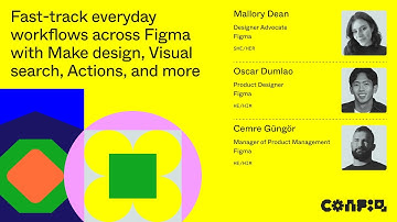 Config 2024: Fast-track workflows with Figma AI (Mallory Dean, Oscar Dumlao, Cemre Güngör) | Figma