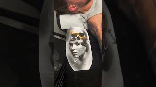 Realism Tattoo Design (White Highlights) ⚪️✍️ screenshot 5