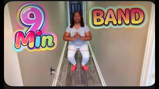 9 Minute Standing Loop Band Workout | Beginner Friendly