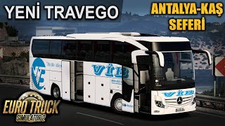 VİRAJLI AKDENİZ YOLLARI | ETS 2 MERCEDES TRAVEGO 15 SHD