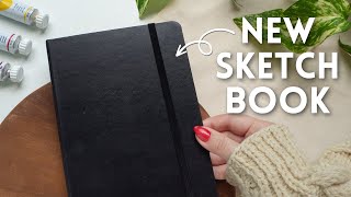 STARTING A NEW SKETCHBOOK 🌿 +Painting Nature Landscapes With Gouache