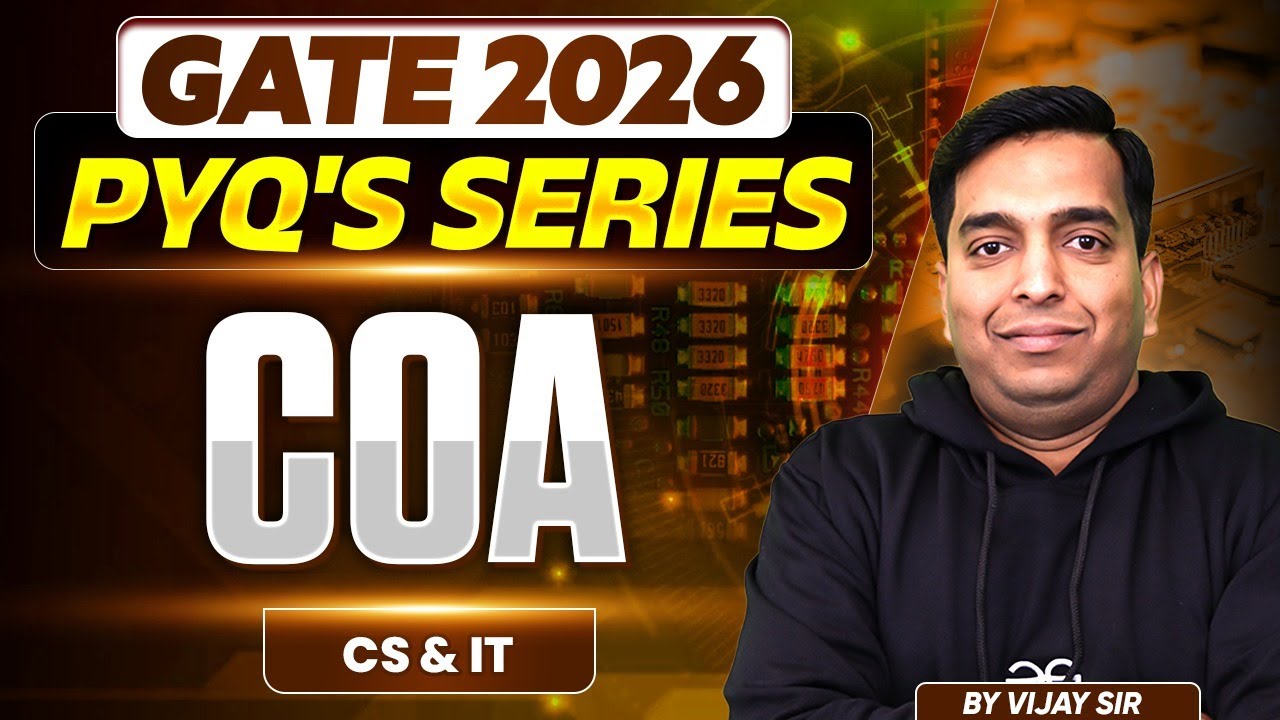 GATE 2026 | Computer Organization & Architecture | PYQ's Series | CS & IT | GATE PYQ