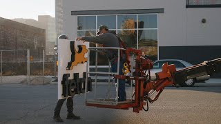The Fetch Birmingham Office Sign Goes Up!
