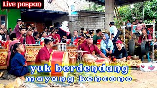 yuk berdendang !! jaranan mayang kencono !! live paspan