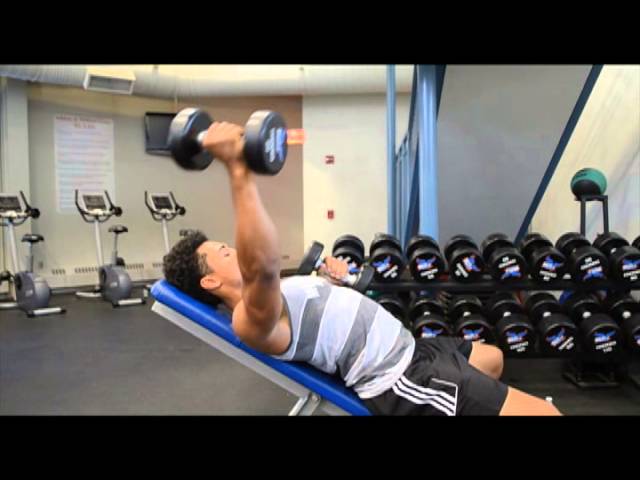 How To Do The Dumbbell Incline Bench Press Exercise For The