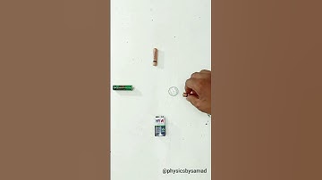 real or fake ? battery and coin science experiment | spoon battery and coin experiment