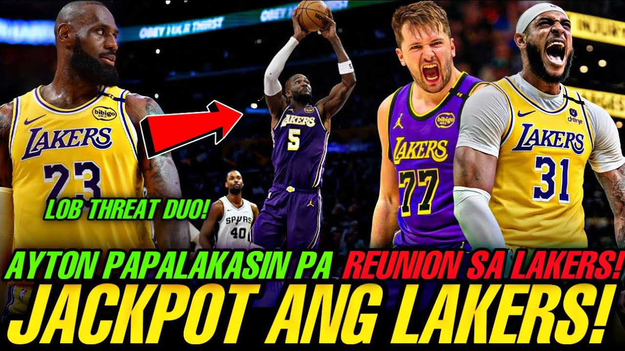 WOW! LUKA AT GAFFORD REUNION SA LAKERS MATUTULOY PA! LEBRON PAPALAKASIN SI AYTON BAGONG LOB THREAT!